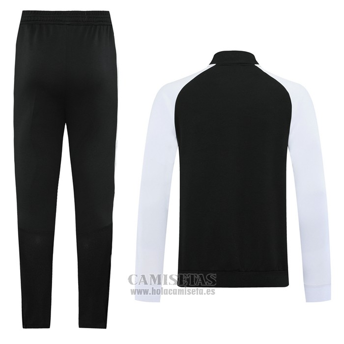 Chandal de Chaqueta del Real Madrid 2020-2021 Negro y Blanco